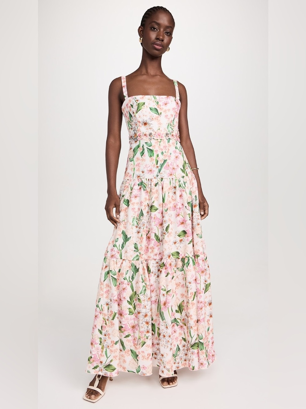 NWOT AGUA BY AGUA BENDITA Lima Jardinera Maxi Dress